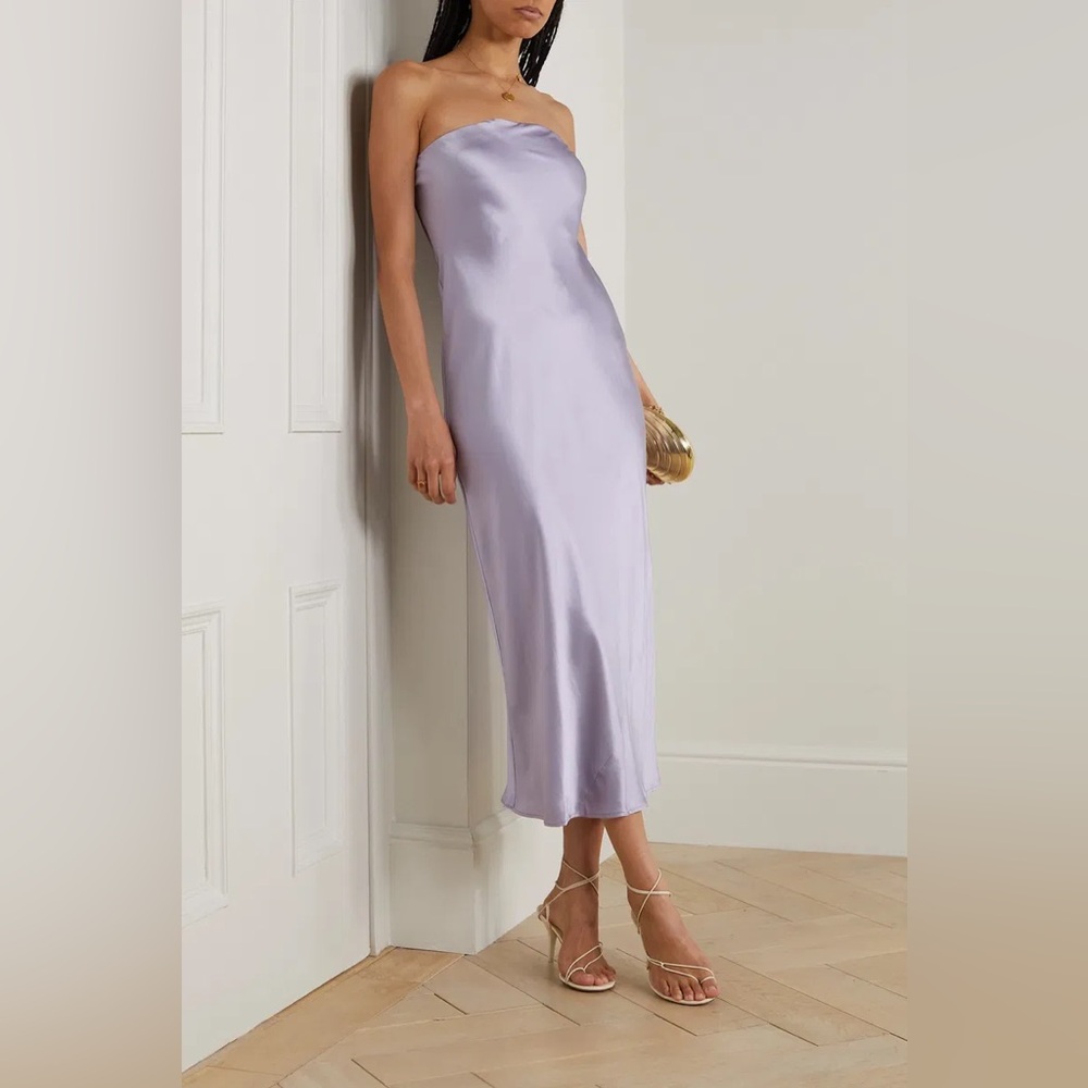 Reformation Joana silk midi dress